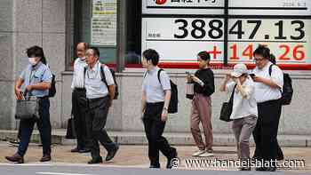 Nikkei, Topix und CSI 300: Asiatische Anleger verkaufen ihre Aktien