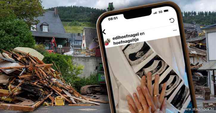 ’Nóg een wonder’: Edi uit Urk was zwanger toen ze onder puin ingestort Duits hotel lag