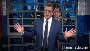 Stephen Colbert gleefully mocks Trump's podcast appearance, clip by clip