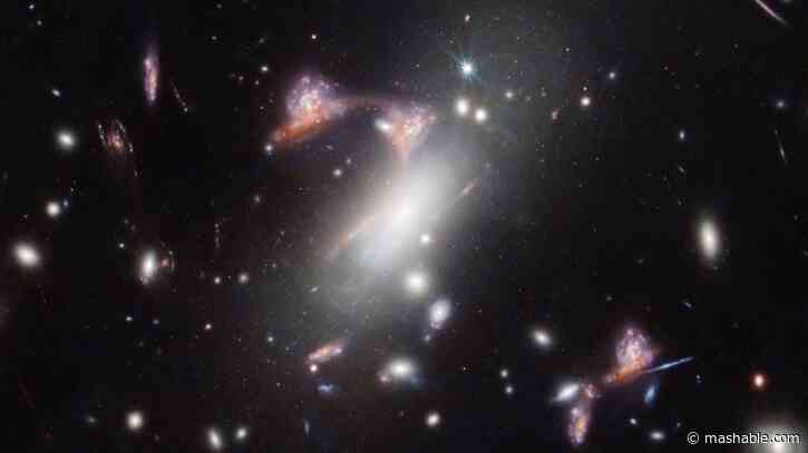 Webb telescope has answers for an actual question mark in space
