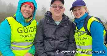 Blind man walking 245 miles for Guide Dogs UK in need of guides for North East legs of his journey