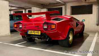 Gespot – Een Lamborghini Countach op Nederlands kenteken!
