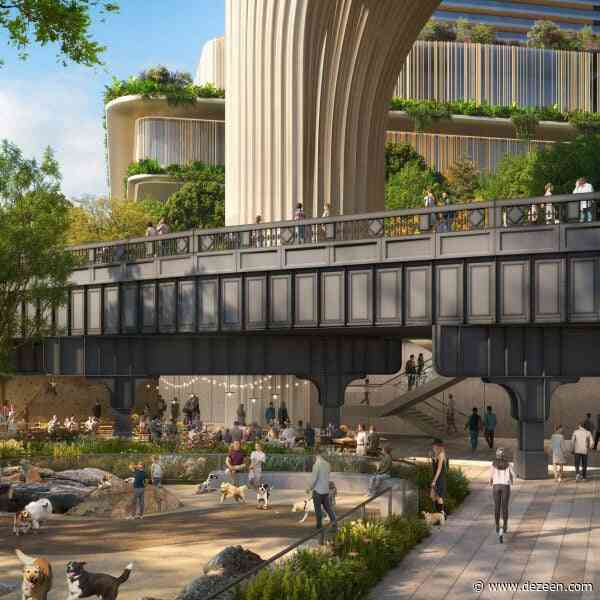SOM unveils renderings of Hudson Yards West skyscraper and casino development