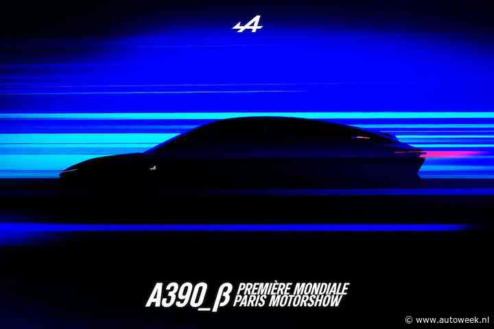 Alpine A390 wordt gestroomlijnde elektrische ‘fastback’