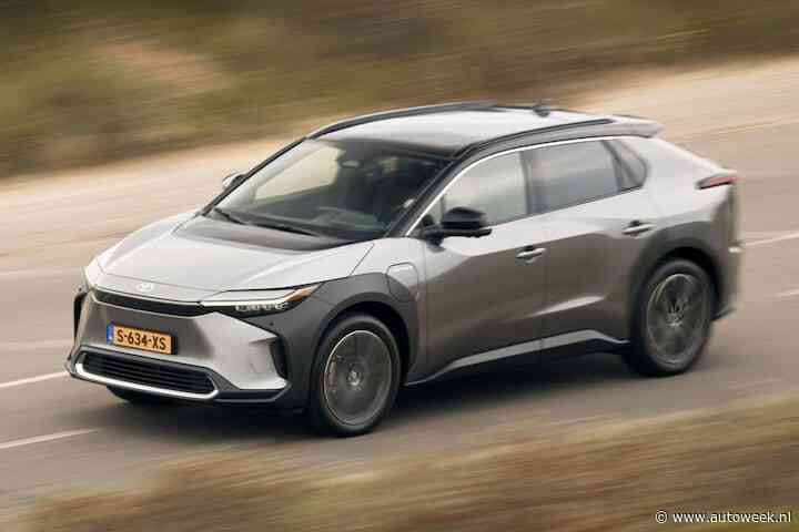 ‘Toyota verlaagt EV-doelen voor 2026 fors’