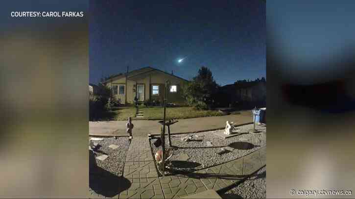 'It's remarkable!': Meteor captured on Calgary doorbell camera