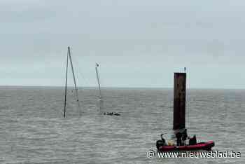 Zeilboot gezonken in Blankenberge: opvarenden brengen zichzelf in veiligheid