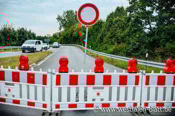 Wichtige Verbindung nach Paderborn bis Sonntagabend voll gesperrt