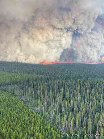 B.C. Interior wildfires show increased activity, triggering evacuation alert