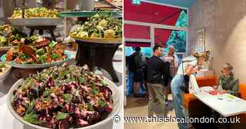 Ottolenghi signs copies of his new cook book in Hampstead