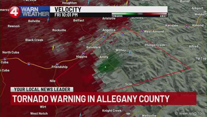 Tornado Warning for parts of Allegany County