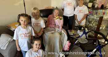 Elderly residents left thrilled by surprise visit from children