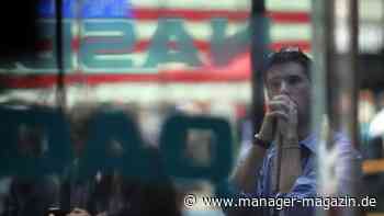 Kurssturz der Tech Aktien an der Börse: Nasdaq, Dow und Dax und Bitcoin mit hohem Verlust