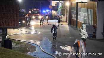 Brand in Zimmerei und Sägewerk? – So lief die Großübung in Rattenkirchen