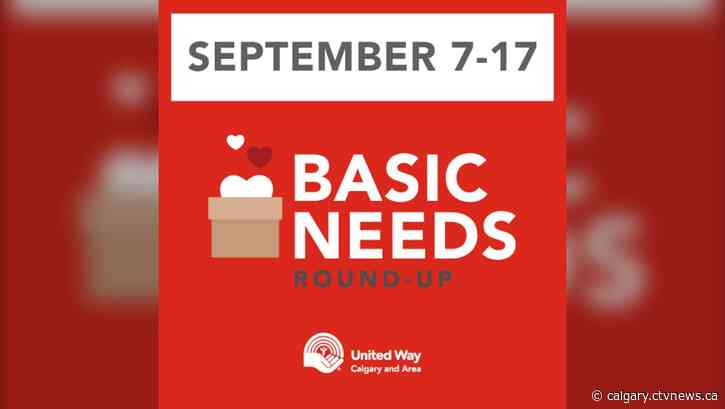 United Way Calgary and partners kick off campaign to help provide the basics for those in need