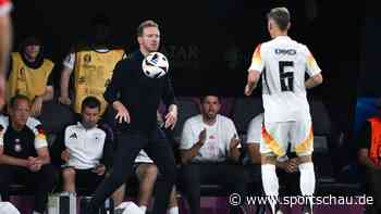 Nations League - Nagelsmann verzichtet auf Experimente