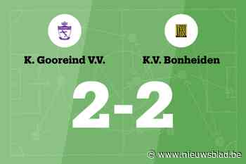 Gooreind en Bonheiden delen de punten