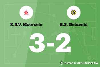 SV Moorsele B na rust voorbij BS Geluveld B