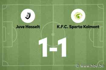 Vernijns redt punt voor Juve Hasselt tegen Sp. Kolmont
