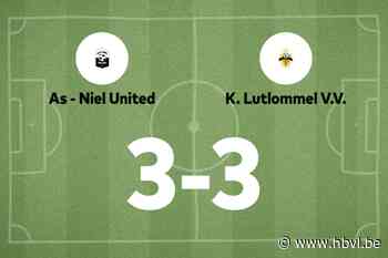 As-Niel sleept gelijkspel uit de brand in de thuiswedstrijd tegen Lutlommel