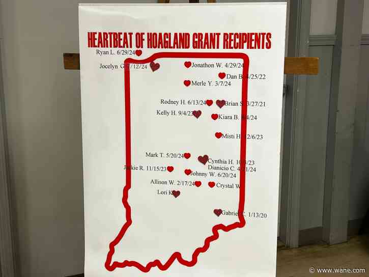 Hoagland man raises money to help support those having heart transplant surgery