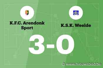 Voets leidt Arendonk B naar zege tegen Weelde