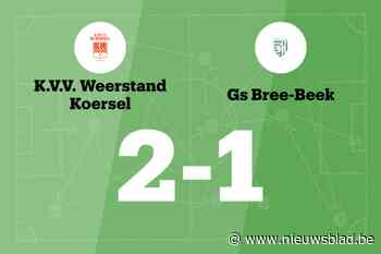 Koersel houdt Bree-Beek van overwinning