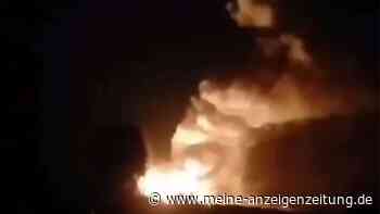 Putins Waffenfabrik in Flammen: Drohnen-Angriff der Ukraine vernichtet Russlands Munition