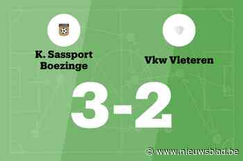 Sassport Boezinge B wint van VKW Vleteren
