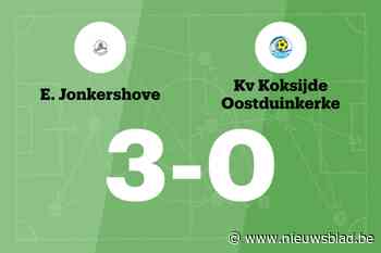 Eendracht Jonkershove te sterk voor KV Koksijde Oostduinkerke B