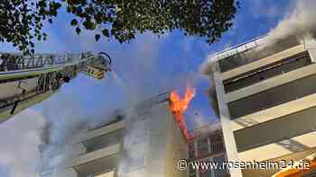 Brand in Münchner Hochhaus: Feuerwehrmann verletzt – Bewohner evakuiert