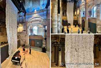 Textielkunstenaars maken werk voor heropende Predikherenkerk: “Het zoomt in op historische elementen”