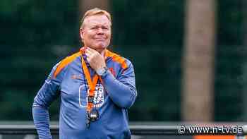 Konsequenzen aus Oranje-Zoff: "Bevor das Land über mich herfällt ..." - Koeman beißt sich auf die Lippen