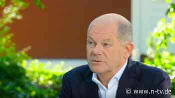 Kanzler gibt Sommerinterview: Scholz gegen Neuwahlen und für Ukraine-Verhandlungen