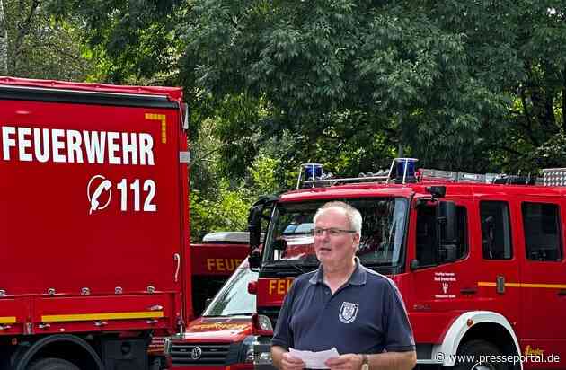 FW-ROW: Großbrand im Beverner Wald: Einsatzkräfte im Kampf gegen die Flammen