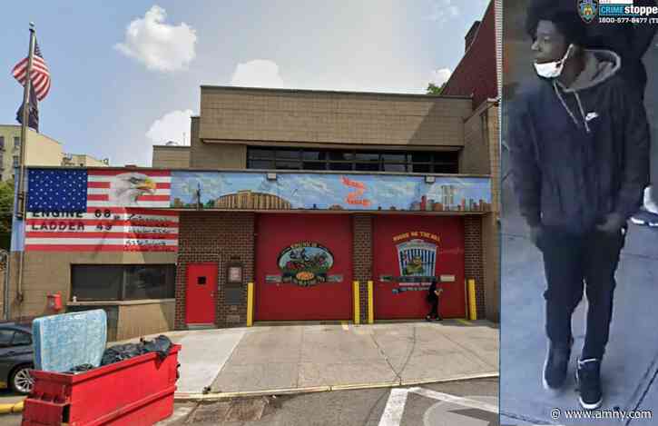 Cops hunt for gunman who shot robbery victim outside Bronx firehouse