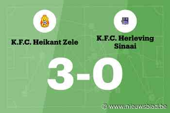 KFC Heikant Zele wint thuis van FCH Sinaai, mede dankzij twee treffers Van De Weghe