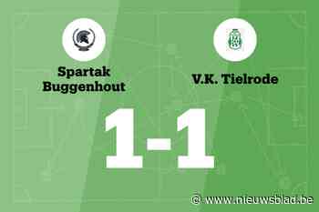 Spartak Buggenhout en VK Tielrode eindigt op 1-1