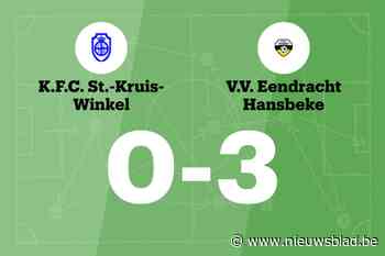 De Meyer maakt twee goals voor Eendracht Hansbeke in wedstrijd tegen KFC St-Kruis-Winkel