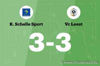 Leest sleept gelijkspel uit de brand in de uitwedstrijd tegen Schelle Sport