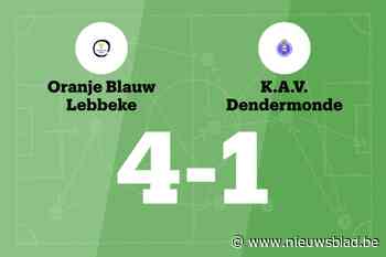 OB Lebbeke B verslaat KAV Dendermonde B