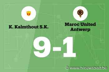 Kalmthout B laat Maroc United Antwerp B kansloos