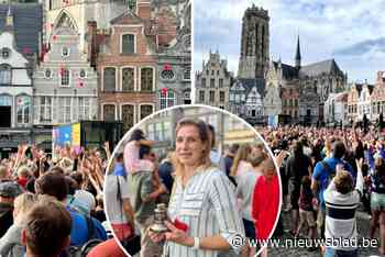 Duizendtal deelnemers aan Klokkenwerpen in Mechelen, ook Gentse toeriste wint klok: “Ze krijgt een mooi plaatsje”