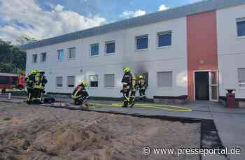 FW-OB: Brand in Flüchtlingsunterkunft an der Duisburger Straße schnell unter Kontrolle gebracht