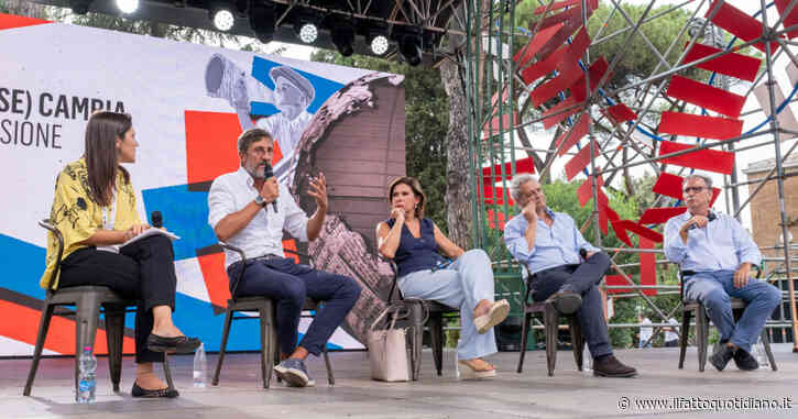 Dal caso Sangiuliano alla Rai “che nessuno vuole davvero cambiare”: alla Festa del Fatto il confronto Corsini-Berlinguer-Mentana