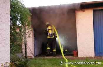 FW Celle: Garagenbrand in der Heese