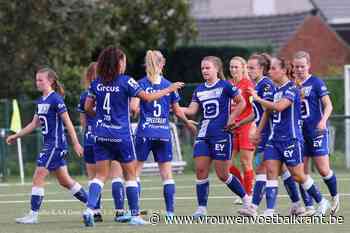 KAA Gent Ladies even leider in Super League na zege bij Zulte Waregem
