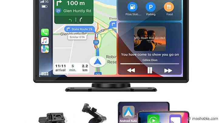 This car display with reverse cam compatibility is marked down to $95