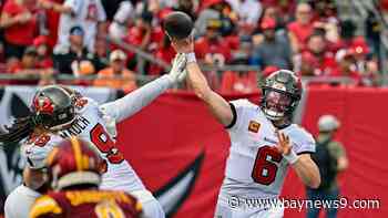 Baker Mayfield and Buccaneers rout Commanders 37-20 to spoil Jayden Daniels' debut
