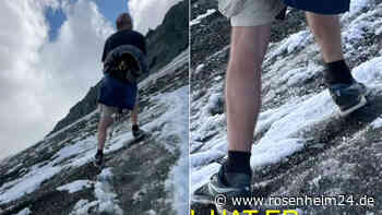 „Irrer“ kraxelt mit Sneaker und kurzer Hose auf Großglockner – Bergführer völlig fassungslos